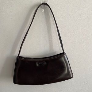Chocolate dark brown guess shoulder bag